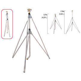 Aluminium Tripod Stand with Brass Impact Sprinkler (Aluminium Tripod Stand with Brass Impact Sprinkler)