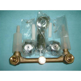 BRASS 2VALVES SHOWER SET