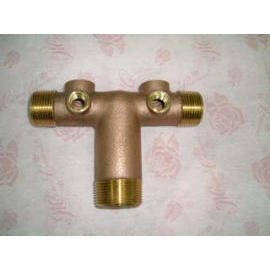 BRASS or BRONZE SHORT TANK TEE