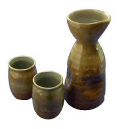 Far Infrared Sake Bottle and Sake Cup Set (Дальний инфракрасный Ради бутылка и Саке Кубок Установить)
