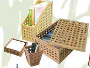 Bamboo Storage Items (Articles de rangement en bambou)