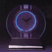 Neon Table Clock