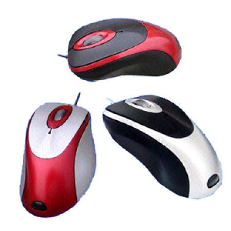 Compact Size 800dpi Optical Mouse Available in Different Colors