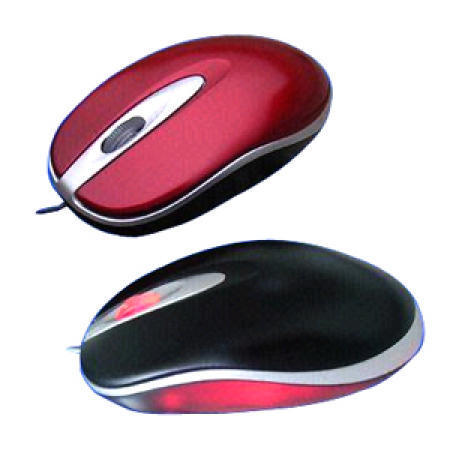 800dpi 3D Optical Mouse with Scroll Wheel, Available in Various Colors