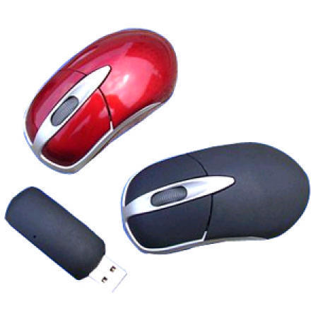 Wirless 800dpi Optical Mouse with USB Mini Adpter (Wirless 800dpi Optical Mouse with USB Mini Adpter)