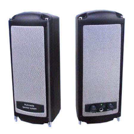 Black Color Multimedia Speakers with 2.5-Inch Cone Type Driver