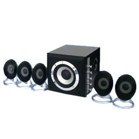 5.1-Channel Home Theater System with an Input Impedance of Four Ohms (5.1-Kanal-Heimkino-System mit einer Eingangs-Impedanz von vier Ohm)