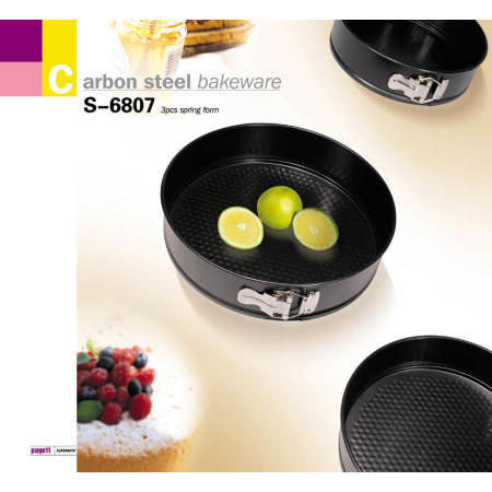 BAKEWARE, NON-STICK CARBON STEEL SPRING FORM (Формы для выпечки, антипригарная СТАЛИ яровую)