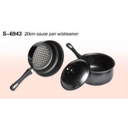 COOKWARE, NON STICK CARBON STEEL STEAMER (Batterie de cuisine, antiadhésif ACIER AU CARBONE STEAMER)