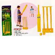 MULTI-PURPOSE SOCCER GOAL/COMPLETE CRICKET SET/CRICKET BATTING TEE