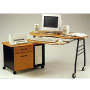 Working Station with Swivel Cabinet