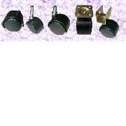 Nylon twin wheel casters (Nylon twin wheel casters)