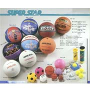Basketball, volleyball, soccer ball (Basketball, Volleyball, Fußball)