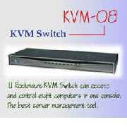 KVM-08 - 1U 8-Port KVM Switch (KVM-08 - 1U 8-Port KVM Switch)