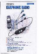 STEREO FM EARPHONE RADIO