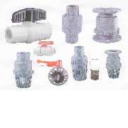 PVC Ball Valves, Check Valves, & Foot Valves (PVC-Kugelhähne, Rückschlagventile, Foot & Ventile)