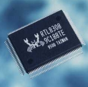 8-Port 10/100 Mbps Fast Ethernet Switch Controller with Embedded Memory(RTL8308) (8-портовый 10/100 Мбит / с Fast Ethernet Switch контроллер с встроенной памяти (RTL8308))