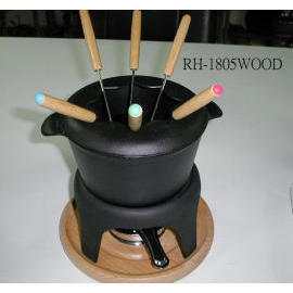 CAST IRON FONDUE SET (FONTE Fondue Set)