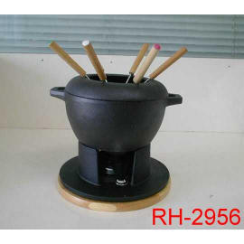 CAST IRON FONDUE SET (FONTE Fondue Set)