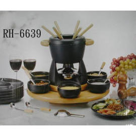 CAST IRON FONDUE SET (FONTE Fondue Set)