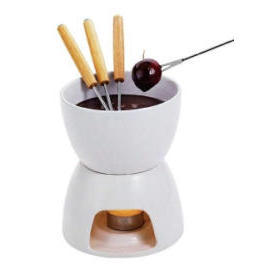 CERAMIC CHOCOLATE FONDUE SET (CERAMIQUE CHOCOLAT FONDUE SET)