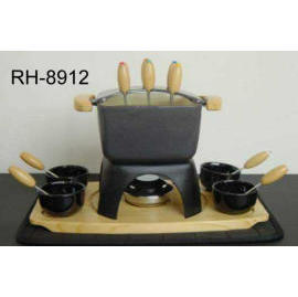 CAST IRON FONDUE SET (FONTE Fondue Set)