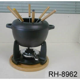 CAST IRON FONDUE SET (FONTE Fondue Set)