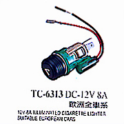 TC-6313 12V/8A Illuminated Cigarette Lighters (TC-6313 12V/8A Освещенная зажигалки)