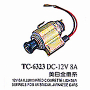 TC-6323 12V/8A Illuminated Cigarette Lighters (TC-6323 12V/8A Beleuchtete Feuerzeuge)