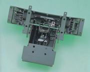 The backside of supporter mechanism of chair