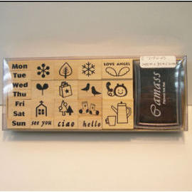 Wooden Stamps Available in Different Colors, Ideal as Promotional Items,Gift.
