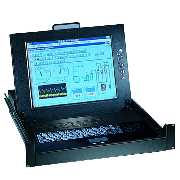 AX7250-8 2U Rackmount Keyboard Drawer with 15`` LCD & KVM Switch (AX7250-8 2U Rackmount-Einschub mit Tastatur 15``LCD-KVM-Switch)