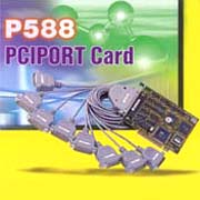 P588 PCI Bus Buffered Eight RS232 Port Card