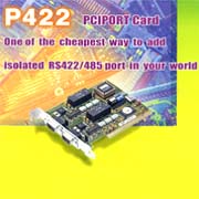 P422I PCI Bus Buffered Two Isolated RS422/485 Card (P422I PCI Bus Buffered два изолированных RS422/485 карты)