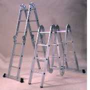 Alu. Folding Ladders / With A Stabilizer