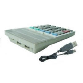 USB Calculator Key Pad with 2 hubs (Calculatrice USB Key Pad avec 2 hu)