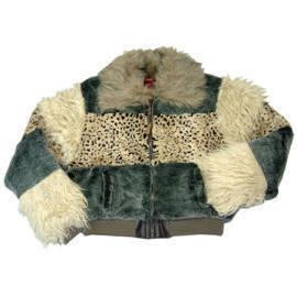 JACKET, FAKE FUR, (КУРТКА, искусственного меха,)