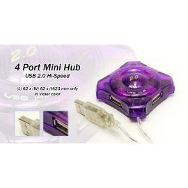 USB2.0 Mini 4-port Hub