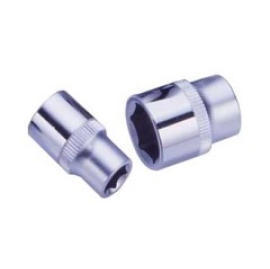 Dr Shallow socket (single-groove type, knurled, two-color unit) (Dr Shallow socket (single-groove type, knurled, two-color unit))