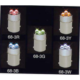 BAY15D BASE 68-3 LED LAMP (BAY15D BASE 68-3 LAMPE LED)