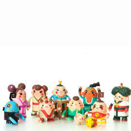 Children at Play Character Figurines, novelty, toys, gift (Enfants à Caractère Ecouter Figurines, la nouveauté, jouets, cadeaux)