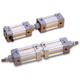 Back to Back Multiple Position Pneumatic Cylinder (Back to Back Mehrere Position pneumatische Zylinder)