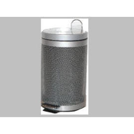 stainless steel trash can (stainless steel trash can)