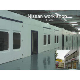 multi- 7sets spray booth