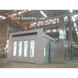 assembly line spray booth