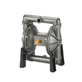 Operated double diaphragm pump