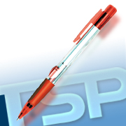 PM001 Side Action Mechanical Pencil (with rubber grip) (PM001 Side action mécanique Crayon (avec poignée en caoutchouc))