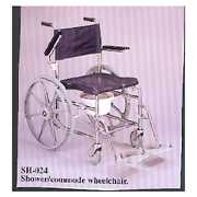 SH-024 Stainless Steel Commode/Shower Wheelchair (SH-024 Stainless Steel Commode/Shower Wheelchair)