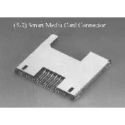 Smart media card connector