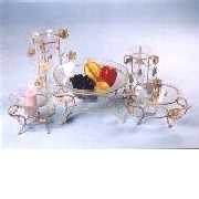 Glass W / Motal Rack